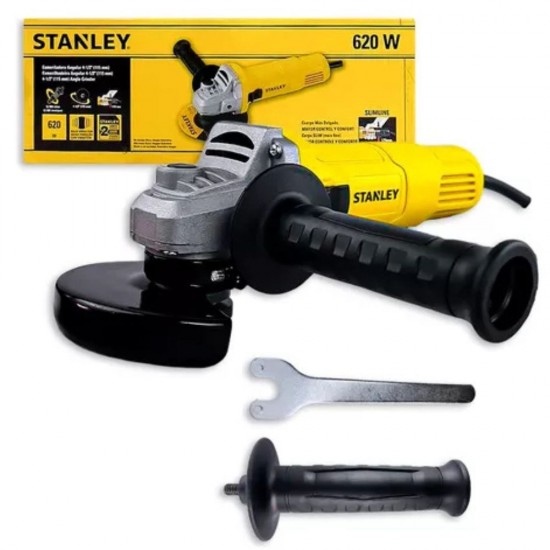 Esmerilhadeira 115mm (4 1/2 ) - 620W - Stanley Sg6115-Br - 220V